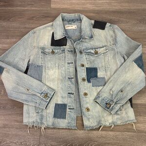 Pistola Light Blue Denim Jacket custom patched
